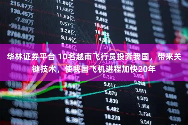 华林证券平台 10名越南飞行员投奔我国，带来关键技术，使我国飞机进程加快20年